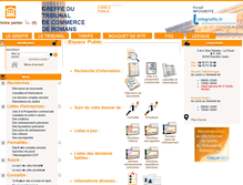 Tablet Screenshot of greffe-tc-romans.fr
